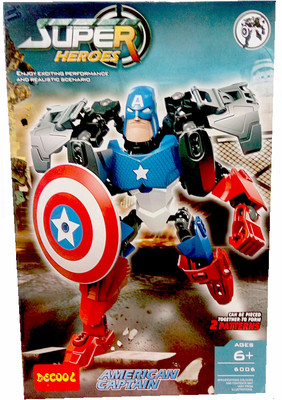 

TALKING GANESHA DIY Building Blocks Of Famous Superhero That Becomes Into Action Figure(Multicolor)