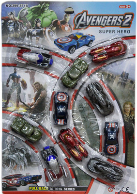 

Toys Factory Toys Factory Avenger Super Hero Car Set Rattle(Multicolor)