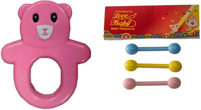 

Love Baby BT24 Pink Combo Rattle(Pink)