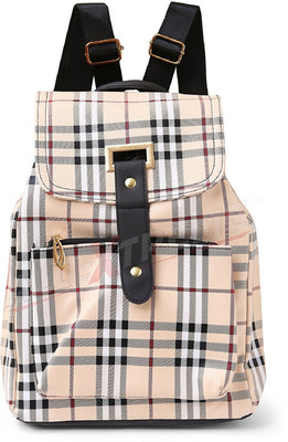 

AllExtreme New Fashion Shoulders Canvas Shoulder Bag Outdoor Bag for Hiking Polyester Material School Bag Women Teen Girls 14 L Backpack(Multicolor), Cream