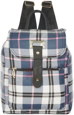 

AllExtreme New Fashion Shoulders Canvas Shoulder Bag Outdoor Bag for Hiking Polyester Material School Bag Women Teen Girls 14 L Backpack(White, Blue)