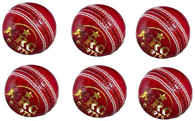 

KRG SPORTS 4 Piece Cricket Leather Ball(Pack of 6, Maroon, Red)