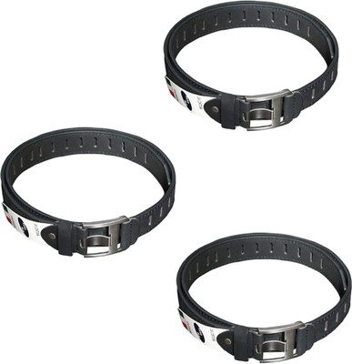 

Lee Topper Men Casual, Evening, Formal, Party Black Artificial Leather Belt