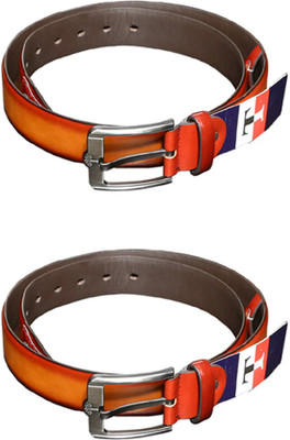 

Lee Topper Men Casual, Evening, Formal, Party Brown Artificial Leather Belt