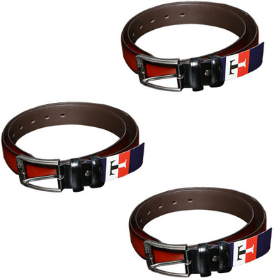 

Lee Topper Men Casual, Evening, Formal, Party Brown, Black Artificial Leather Belt