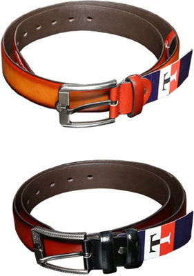 

Lee Topper Men Casual Black, Brown Artificial Leather Belt