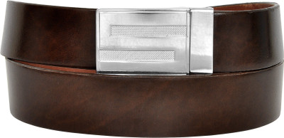 

Chandair Men Formal Brown Genuine Leather Belt, Dark brown