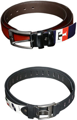 

Lee Topper Men Casual, Evening, Formal, Party Black, Brown Artificial Leather Belt