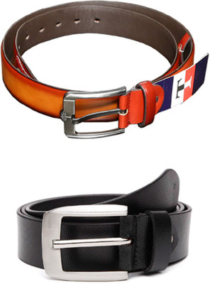 

Lee Topper Men Casual, Evening, Formal, Party Black, Brown Artificial Leather Belt
