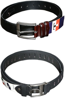 

Lee Topper Men Casual, Evening, Formal, Party Black, Brown Artificial Leather Belt