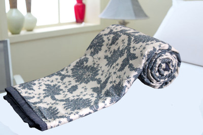 

Polka Motifs  Dohar(Cotton, Blue