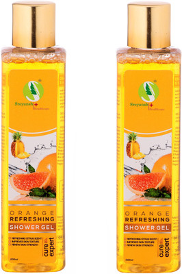 

Sreyansh Healthcare Orange Refreshing Shower Gel Combo 2(400 ml, Pack of 2)