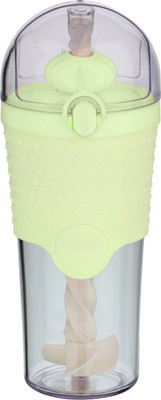 

Wishpool 500ml New Creative Stir Water Bottle Plastic Sport Water bottle BPA Free Direct Drinking Tumbler Eco-friendly (GREEN) 500 ml Sipper(Pack of 1, Blue, Green, Pink, Purple)