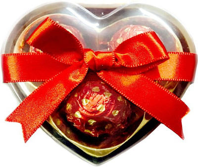 

Mystik Small Heart Shape Well Packed 3 Pc Chocolate Gift Box Brittles(48 g)