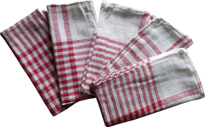 

chiku'n'cherry Wet and Dry Cotton Cleaning Cloth(Pack of 5)