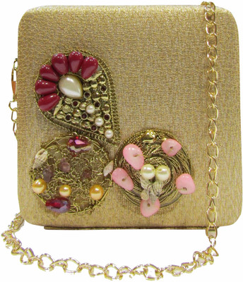 

Deepsum Party Gold Clutch