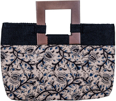 

Kalamkari Formal Black Clutch