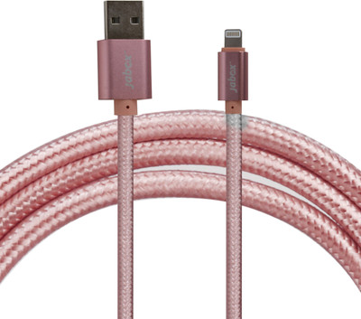 Jabox Premium Lightening USB Cable(Pink)