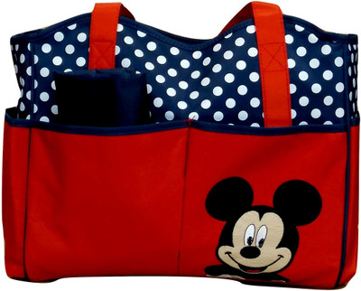 

Baby Bucket Baby Diaper Nappy Changing Baby Bag Mummy Handbag Disney Changing Baby Bag(Red, Blue), Blue;red