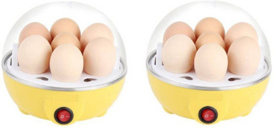 

OM FEBRIC (7 Eggs) Set Of 2 High Quality Egg Boiler Egg Cooker Egg Cooker(7 Eggs)
