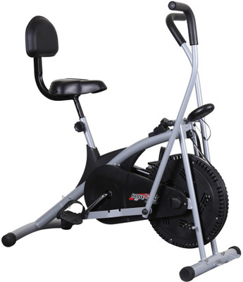 

Body Gym Air Bike Stamina With Backrest Indoor Cycles Exercise Bike(Black, Grey)