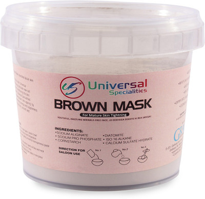 

UNIVERSAL SPECIALITIES BROWN PEEL OFF MASK For Mature Skin & Tightening(250 g)