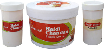 

AFFTITUDE Healthy and Radiant Look HaldiChandan Bleach Cream(500 g)