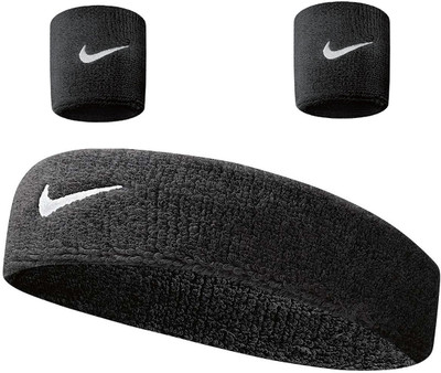 

Genxtra HB_WB_Black Fitness Band(Black, Pack of 3)
