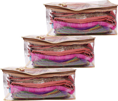 

apratim saree cover combo-3pcs gld3 goldcovr3(Gold)