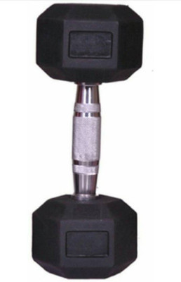 

Shree HEXAGONAL DUMBBELL 4KG Fixed Weight Dumbbell(4 kg), Black