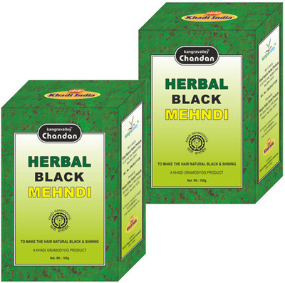 

Khadi Chandan Herbal Black Mehndi (Pack of 2)(200 g)