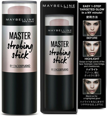 

Maybelline Face Studio Strobing Stick Highlighter(Pink)