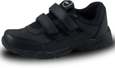 

Campus Boys & Girls Velcro Walking Shoes(Black