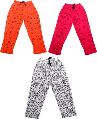 Indistar Legging For Girls(Orange Pack of 3)