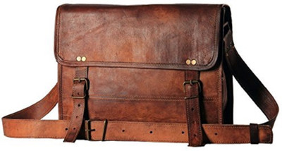 

Anshika International 15 inch Expandable Laptop Messenger Bag(Brown)