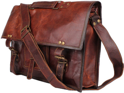 

Anshika International 15 inch Expandable Laptop Messenger Bag(Brown)