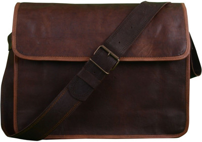 

Anshika International 15 inch Expandable Laptop Messenger Bag(Brown)