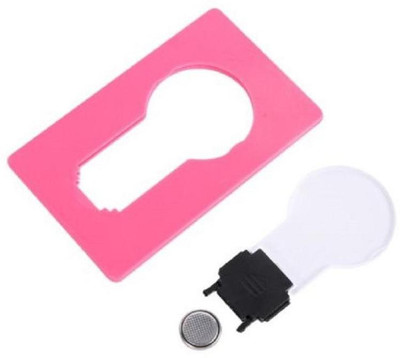 

VibeX ® LED Pocket Credit Card Wallet Size Light Bulb LED Lantern(White), Pink
