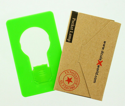 

VibeX ® DURABLE Pocket LED Card Light Lamp put in Purse Wallet LED Lantern(Green)