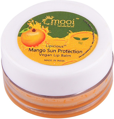 

Mooi Naturals Lipicioustm Mango Sun Protection Vegan Lip Balm Mango(5 g)