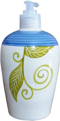 

Sforzi Ceramic liquid soap dispenser 450 ml Gel, Lotion, Conditioner, Soap, Shampoo Dispenser(Multicolor)