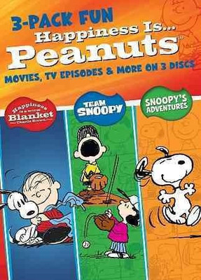 

HAPPINESS IS PEANUTS:3 PACK OF FUN(DVD English)