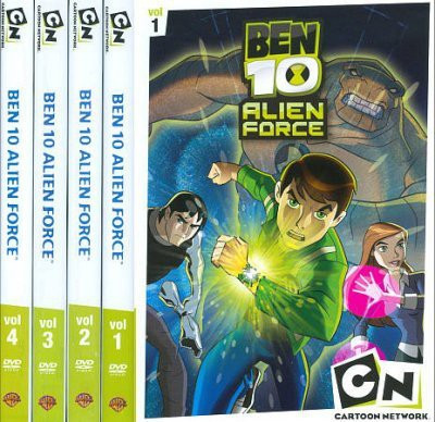 

BEN 10 ALIEN FORCE:VOLS 1-4(DVD English)