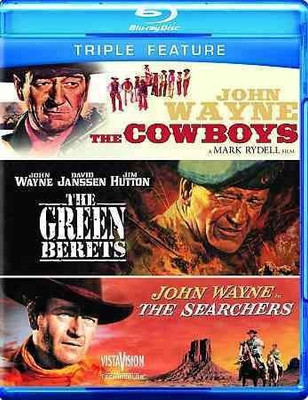 COWBOYS/GREEN BERETS/SEARCHERS(Blu-ray English)