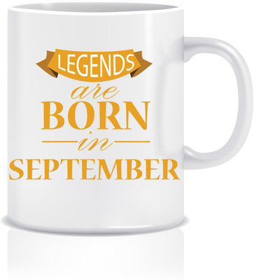 

Everyday Desire Legends are Born in September ED064 Ceramic Mug(300 ml), Multicolor