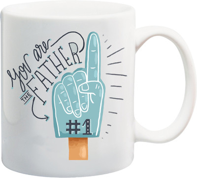 

Everyday Desire Father # 1 ED062 Ceramic Mug(300 ml), Multicolor