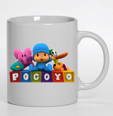 

PIXART Pocoyo Pato Eli Ceramic Mug(250 ml), White