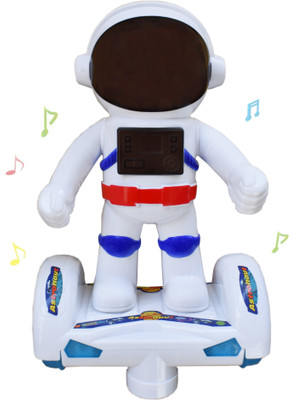 

Flipzon Musical Astronaut Robot Toy with Bump and Go Action and 3D Lights, Multi Color(Multicolor)