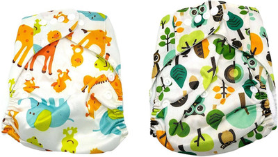 

Baby Bucket All-In-One Bottom-bumpers Cloth Diaper, Multicolor;white