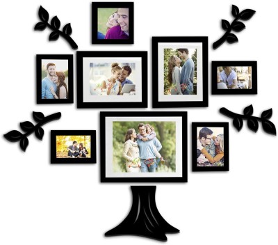 Painting Mantra Wood Personalized, Customized Gift Best Friends Reel Photo Collage gift for Friends, BFF with Frame, Birthday Gift,Anniversary Gift Table(Black, 8 Photo(s), 8x10, 6x8, 5x7, 4x6)